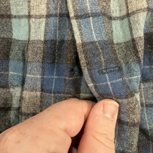 Vintage Pendleton Flannel Board Shirt Mens L Blue Beach Boys Limited Wool Plaid - Picture 8 of 10